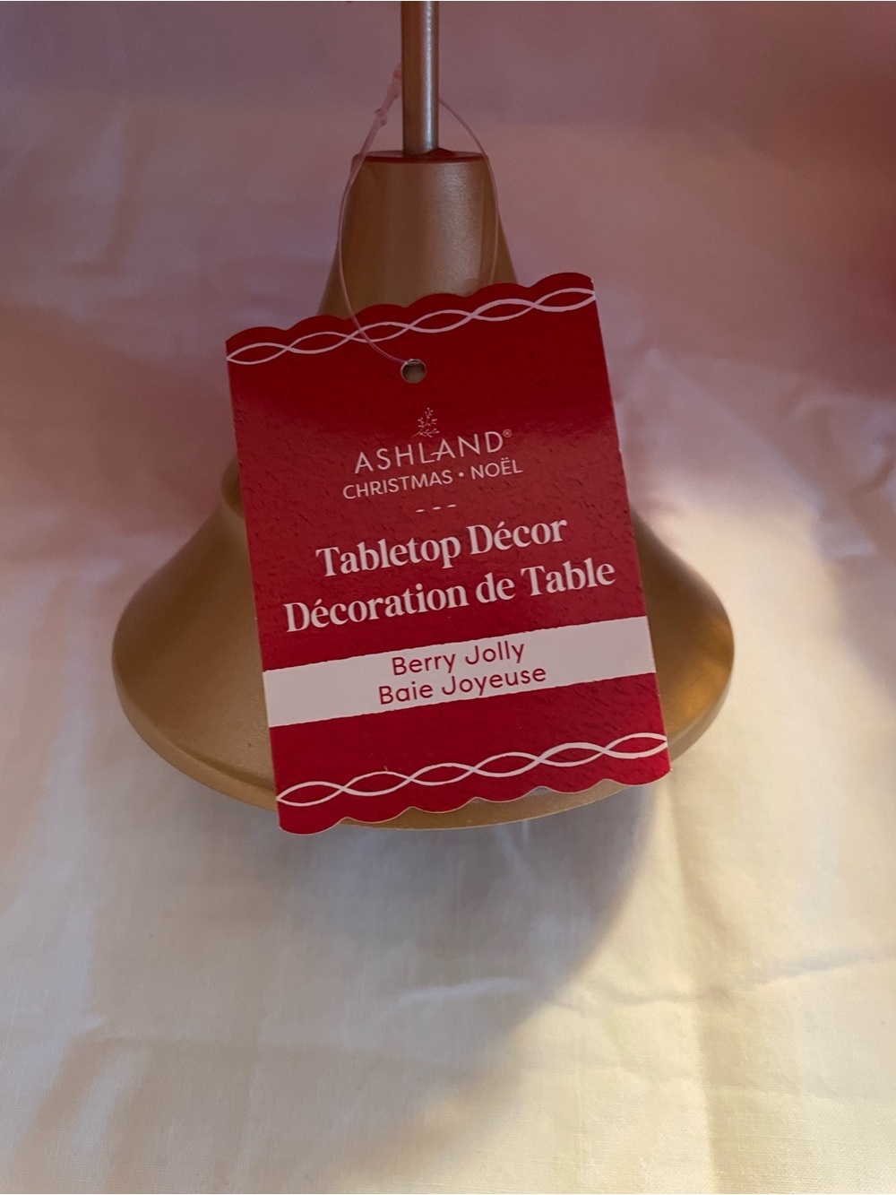 NWT 3 Ashland Berry Jolly Tabletop Décor in Red w/ Gold Star - Picture 7 of 9